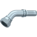 BSP Swivel female 60° cone (45º Elbow)