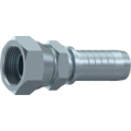 BSP Swivel female 60º cone double hex.