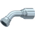 BSP Swivel female 60° cone (45º Elbow)