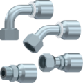 One piece ORFS fittings
