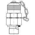 Check coupling BSP with o’ring (metallic cap)