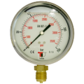 Pressure gauge DN 100 vertical connection with glycerin (1/2'' BSP)