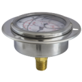 Pressure gauge DN 63 rear connection with glycerin (1/4'' NPT)