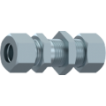 Straight bulkhead coupling