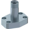 BSP Male threaded flange