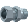 Adaptor BSP male-BSP swivel female (60°)