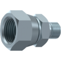 Reducer BSP male-BSP swivel female (60°)