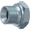 BSP hexagonal male plug (60º)