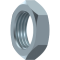 Counter nut for bulkhead screw-joints