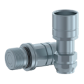 BSP flat flace screw coupling u/pressure