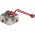 Multi-way ball valves female 4 ways (Type X)