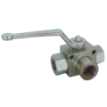 3 Ways ball valve female-female-female (L type )