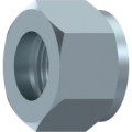 BSP nut for welding nipple 60° cone