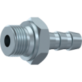 Low pressure BSP cylindrical male flat seat