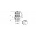 Check coupling male thread BSP (plastic cap) MPR 1/8 G