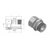 Straight male stud coupling BSP cyl AL 10 R 1/8