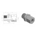 Straight male stud coupling with captive seal Metrical cyl AL 10 M 22X1.5 WD