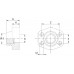 BSP Female threaded counter-flange BCRG32020