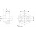 Welding female counter-flange for gas tube BCSG3641155