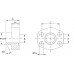 Male welding flange for gas tube BMSG356103