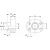 Male welding counter-flange L serie for metric tube BCMSLM34077