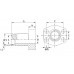 Metric Male threaded flange BMRM30822