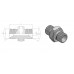 Adaptor BSP male-BSP male (60º) A101032