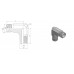 90° Elbow BSP male (60º)-BSPT male forge S119216