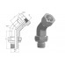 45° Adjustable BSP elbow adaptor male - BSP female (60°) S11821212