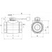 2 Ways ball valve NPT female BKH G 1 1/4 NPT