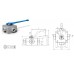 Multi-way ball valves female 4 ways (Type X) 4KH G 1