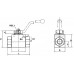 2 Ways ball valve NPT female GB2V 1/2 NPT