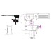 Hydraulic hand pump Single Act., with lever BMTSE45