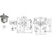 Gr.I Gear pump/ Eur.flange/tapered shaft 1:8 /side ports type German BTD111D03