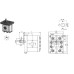 Gr.III Gear pump/Eur.flange/Tapered shaft 1:8 /Side ports type Eur. BTD3340D02