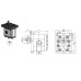 Eur.Cover/Threaded fl./Conical 1:8 Gr.III BTD3460I01