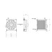Heat exchangers oil/air with thermostat- ICT series ICT39012VDC