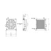 Heat exchanger INTER39024V 24 VDC, 150 l/min