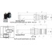 Proportional compensated flow control valve 3 ways normally closed REG403VPROP-12CC