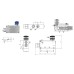 Flow control valve FPVP 1/2 S G (90 l/min, 1/2'' BSP, 3 ways, compensated)