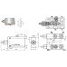 Single acting overcenter valve FPOE70S1/2LPA20 (1/2'' BSP, 70l/min)