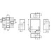 Block 3 ways 3/8 valve CVE304C