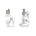 Flow control valve over motor MOMS type FPRF90DVD3R1/2