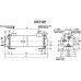 Standard water/oil heat exchangers MSG84P7