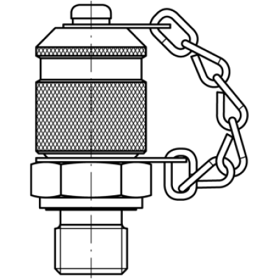 Check coupling BSP (metallic cap) MPR 1/8 G CM