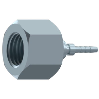 Straight swivel female BSP 60° cone Micro-hose 555040404