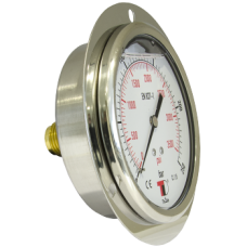 Pressure gauge DN 100 rear connection with glycerin (1/2'' BSP) MFI10008001-DB