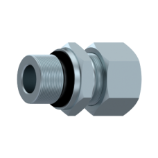 Straight male stud coupling with captive seal BSP cyl AL 10 R 1/2 WD