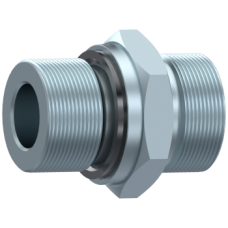 Straight male stud coupling with captive seal BSP cyl STA AL 10 R 1/2 WD