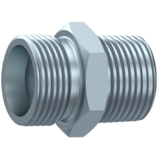 Straight male stud coupling BSP tapered STA AKL 10 R 1/4